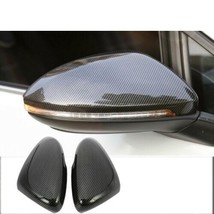 Fit HONDA ACCORD 2018-2021 Real Carbon Fiber Side Mirror Cover Caps Signal Light - £75.93 GBP