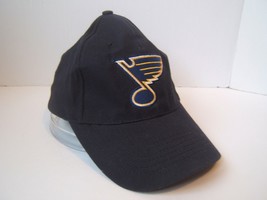 St Louis Blues NHL Hockey Hat Dark Bud Light Beer One Size Stretch Fit Cap - $15.36