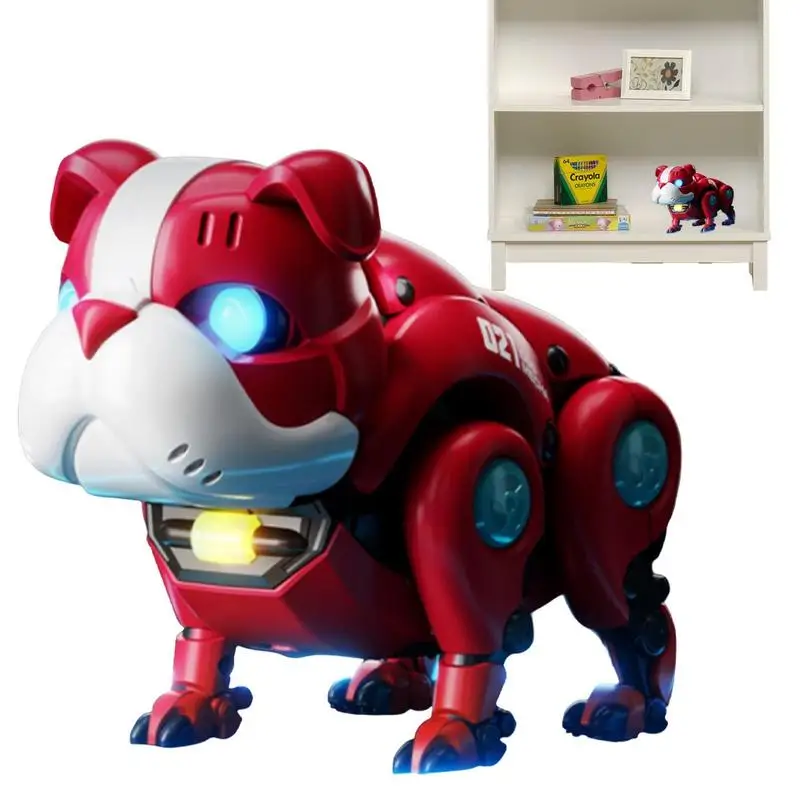 Electronic Robot Dog with Lights  Electric Pet Robot Dog Toys Smart Educational - £18.23 GBP
