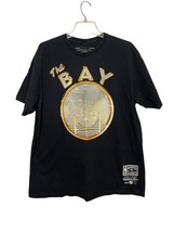 Mitchell &amp; Ness Golden State Warriors x E-40 The Bay T-shirt Men Size XL Black - £25.30 GBP