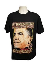 44th President of the United States Barack Obama Adult Large Black TShirt - $19.80