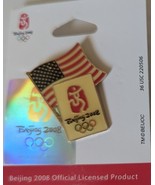 Beijing 2008 w/ USA Flag Official Licensed Pin - $8.15 CAD