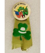 Vintage Pinback Button Sports Erin Go Bragh St Patrick's Day Irish Pride... - $12.86