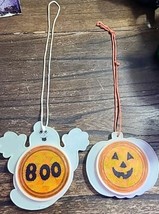 Loomco Halloween GHOST BOO &amp; PUMPKIN JACK-O-LANTERN Reflector Necklaces - $20.47