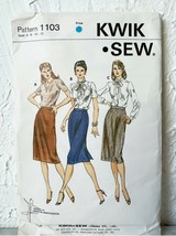 Kwik Sew Pattern #1103 Misses Straight Skirt Zipper or Pull-On Sizes 6-1... - $9.45
