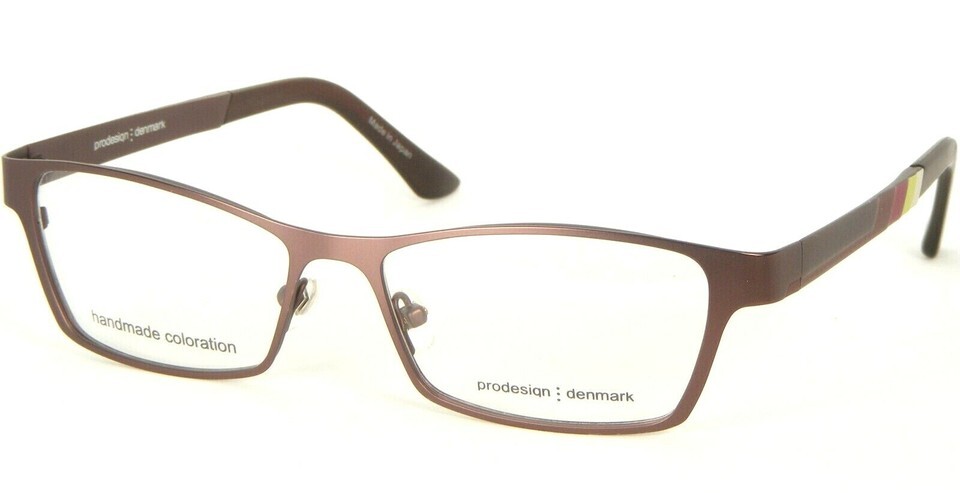 PRODESIGN DENMARK 1243 4921 MATTE BROWN /RED EYEGLASSES FRAME 53-15-130 ... - $80.54