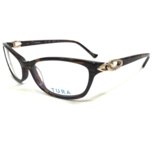 Tura Eyeglasses Frames R317 BRN Brown Tortoise Gold Sharp Cat Eye 53-15-135 - £37.12 GBP