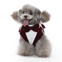 Elegant Canine Attire: Formal Dog Tuxedo Dress - £17.54 GBP