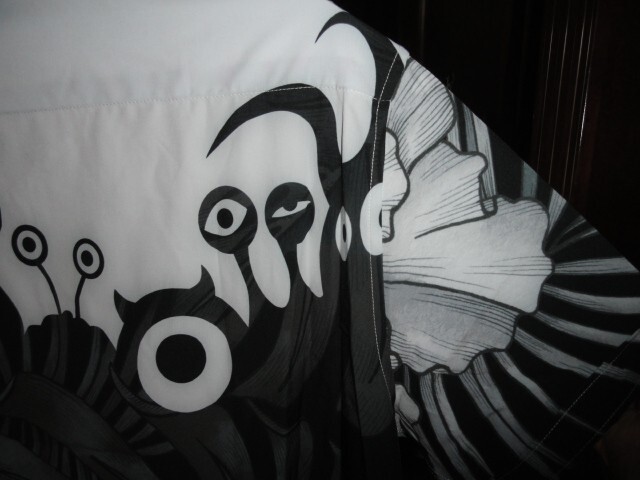 Robert Graham Black & White  Short Sleeve Shirt Size Large & Matching Shorts NWT Item image 15