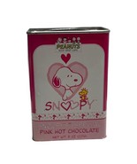 Peanuts Snoopy Special Pink Hot Chocolate 8 Oz Tin Can Full Never Opened... - $31.20 CAD