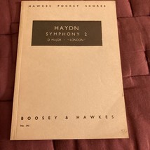 Haydn, Symphony 2 D Major “London”,  Hawkes Pocket Score, England. - £22.78 GBP