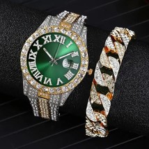 Women Watch Shiny Diamond Green - £9.58 GBP