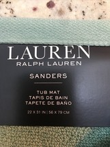 Lauren Ralph Lauren Sanders Mint Green TUB/FLOOR Mat Beautiful Color Bnwt $40 - £23.49 GBP