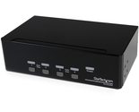 StarTech.com 4-Port Dual KVM Switch with Audio for DVI Computers - Built... - $389.64