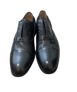 John Varvatos Hand Made in Italy Black Leather Oxford Loafers Mens Size 8.5 - $337.03 CAD