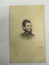 Antique CDV Photo 1860s Handsome Gentleman Man in Victorian Dress Stamped - £18.97 GBP