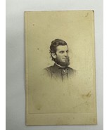 Antique CDV Photo 1860s Handsome Gentleman Man in Victorian Dress Stamped - £18.59 GBP