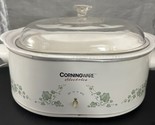 Corningware Electrics SC0-150 Callaway Ivy Pattern 5.5 Qt 5.2L Crock Pot... - $56.09