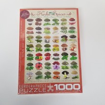 Eurographics Puzzle Herbs & Spices Cooking Themed Puzzle 1000 Pieces UNOPENED - $11.00