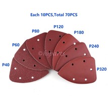 Mouse Detail Sander Paper Sandpaper Sanding Discs Assorted 40 60 80 120-... - £21.10 GBP