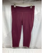 Athleta Womens Size Large Elation 7/8 Tight Burgundy Legging Yoga Compre... - $13.93