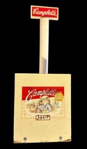 Vintage Campbell&#39;s Soup Wooden Paper Towel Holder Collectable Advertising - $696.94 MXN