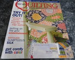 McCall&#39;s Quilting Magazine October  2008 Poppy Field - £2.38 GBP