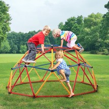 Toddler Geometric Dome Climber Play Set Kids Outdoor Gym Steel Frame Pla... - $160.99