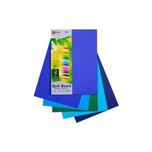 Quill Cardboard A4 (50pk) - Cold Colors - £31.16 GBP