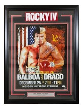 Dolph Lundgren Encadré Signé 16x20 Rocky IV Affiche Photo Drago Inscrit JSA ITP - £244.15 GBP