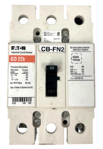 Cutler-Hammer Eaton GD3040 40A 3P 240V 250 VDC Type GD 22 Circuit Breaker - $91.99