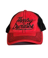 Harley Davidson Men&#39;s Cap Motorcycle Black Jeweled Hat Cotton Orange One... - £17.11 GBP
