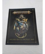 Warhammer Age Of Sigmar Pitched Battle Profiles 2019 Book - $17.17 CAD