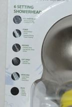 Simplyclean Brilliance Shower Head 6 Settings Brushed Nickel Finish image 3