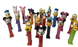 Lot Of 20 Disney Pez Dispensers Mickey / Minnie/ Pluto/ Donald / Goofy/ Etc. - £7.52 GBP