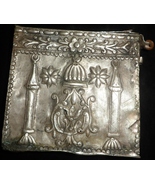 OLD ANTIQUE ISLAMIC OFFICER&#39;S SOLID SILVER PRAYER-SCROLL CASE. - $595.00