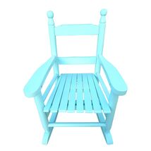 Light Blue Children's Solid Wood Rocking Chair - Indoor/Outdoor - $73.99
