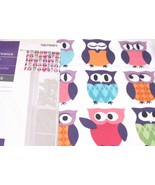OWLs Valance Trea Style Selections 50x15.5  Multi Color Childs Pink Purp... - £19.51 GBP