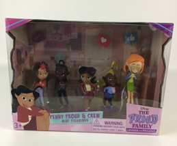 Disney Proud Family Penny Proud &amp; Crew Pack Figures Topper Zoey Dijonay New - £23.70 GBP