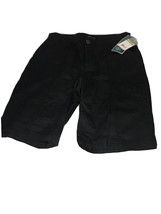 NWT LEE PLATINUM LABEL Bermuda Shorts Comfort Waist Black Cotton /spande... - $19.80