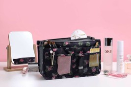 Flamingo Design Handbag Organiser Bag Insert Travel Tidy Purse Makeup Po... - £4.71 GBP