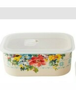 Pioneer Woman ~ Ceramic Food Storage Container ~ Sweet Romance Pattern ~... - $644.11 MXN