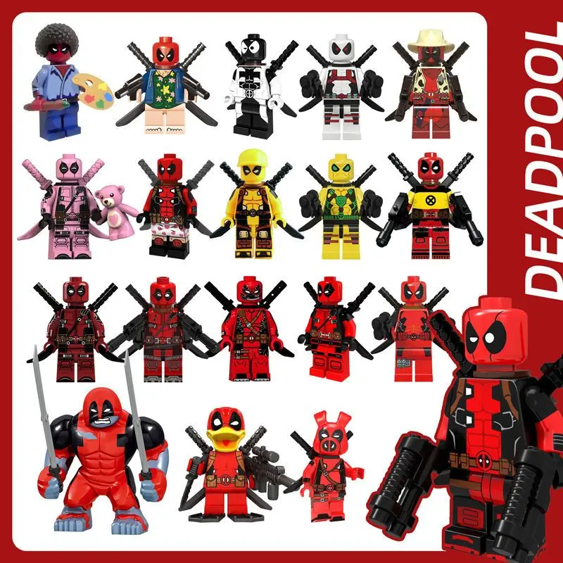 Marvel Venom Deadpool boys and girls building blocks minifigure model or... - $8.55+
