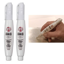 2 Multi Surface Pen Metal Tip White Paint Marker Steel Writer Marking In... - $33.24