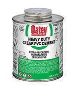 Oatey 30876 Heavy Duty Clear PVC Cement, 16 oz - $28.31