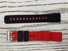 Silicone Watch Band 18mm Quick Release Rubber Watch Bands Red - $20.19