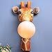 interoknack Cartoon Giraffe Wall Lamp, Creative Resin Animal Head Kids Bedroom/ Item image 4