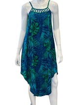 Pineapple tea length dress in Blue,Green - size XS - £43.08 GBP