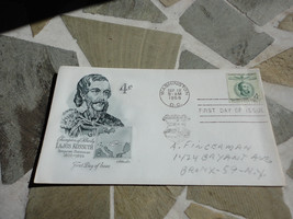 1958 Lajos Kossuth First Day Issue Envelope 4 cent Stamp Hungarian Statesman - £1.99 GBP