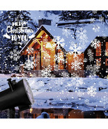 Christmas Projector Light Moving Led Laser Landscape Outdoor Xmas Hallow... - £59.75 GBP